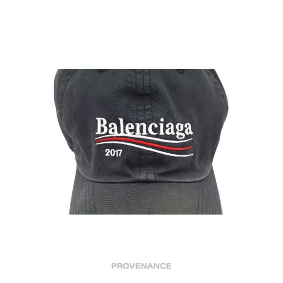 🔴 Balenciaga Political Campaign Cap Hat - Washed Black - Picture 8 of 11